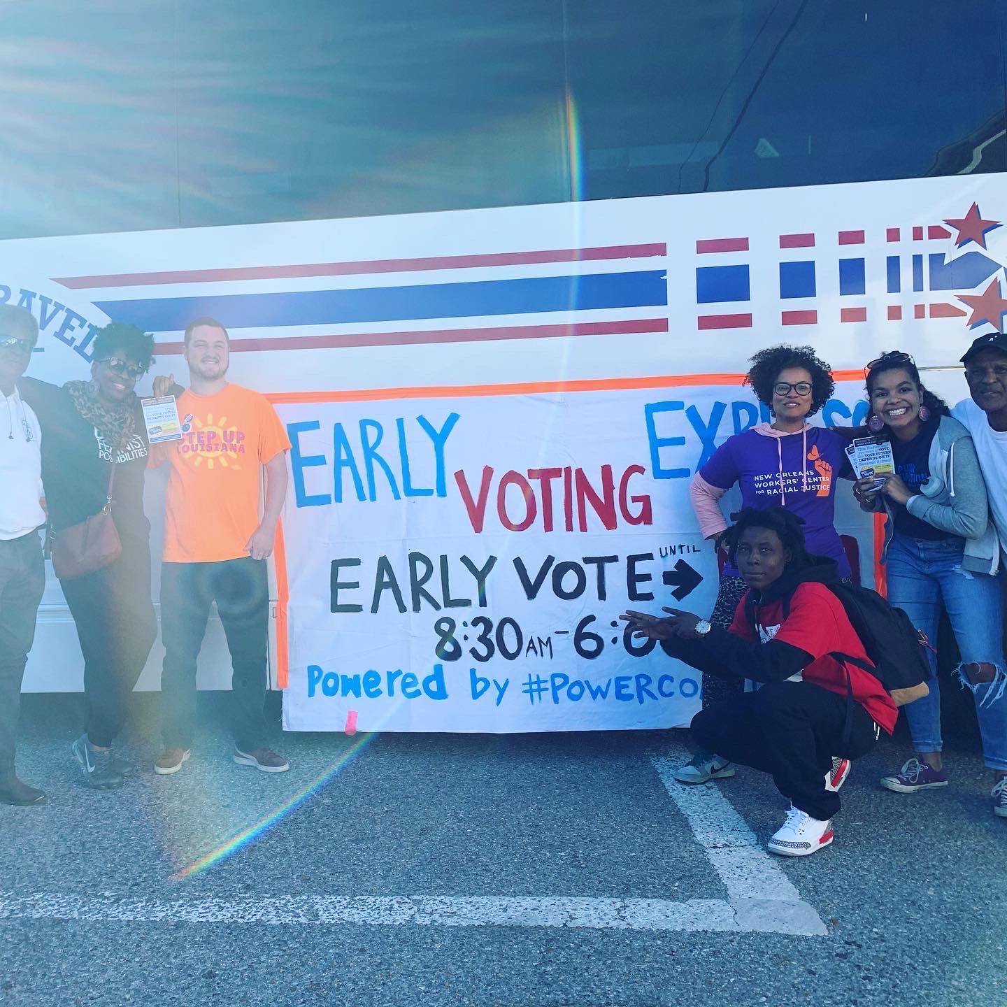 Get on the “Early Voting Express” with the Power Coalition for Equity and Justice
