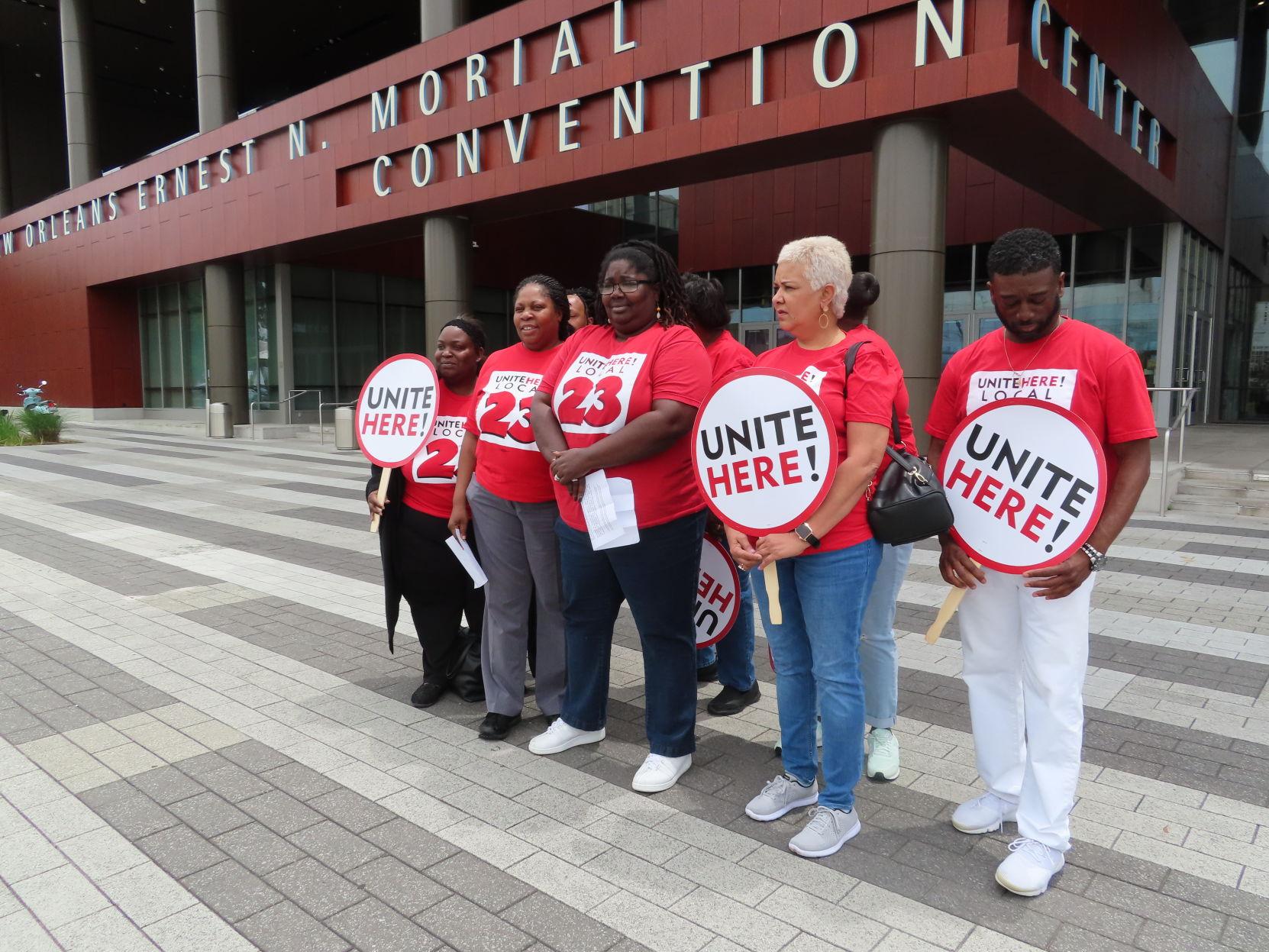 $1M donated by New Orleans' convention center -- but labor activists call for much more