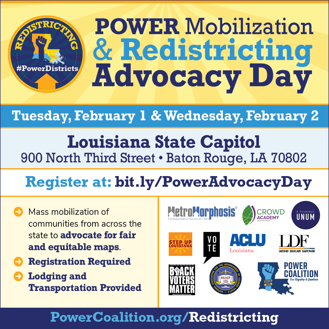 Power Mobilization and Redistricting Advocacy Day 
