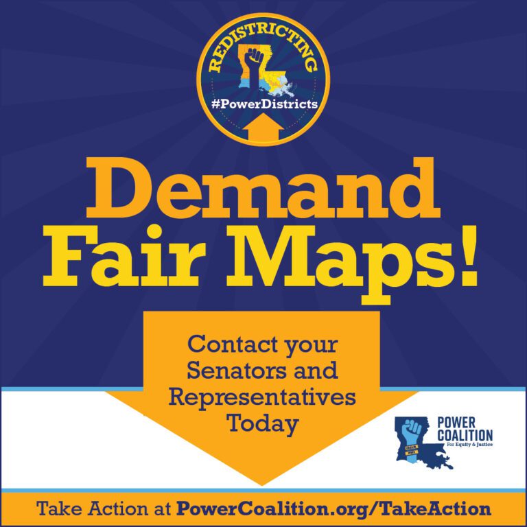 Demand Fair Maps - Power Coalition for Equity and Justice