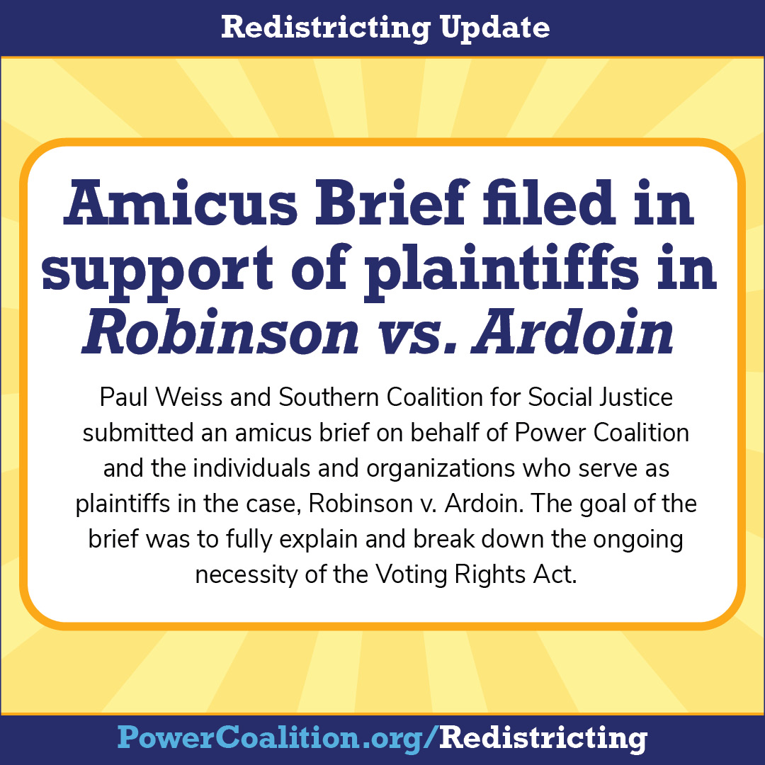 Statement from Power Coalition CEO Ashley Shelton on Amicus Brief Release￼