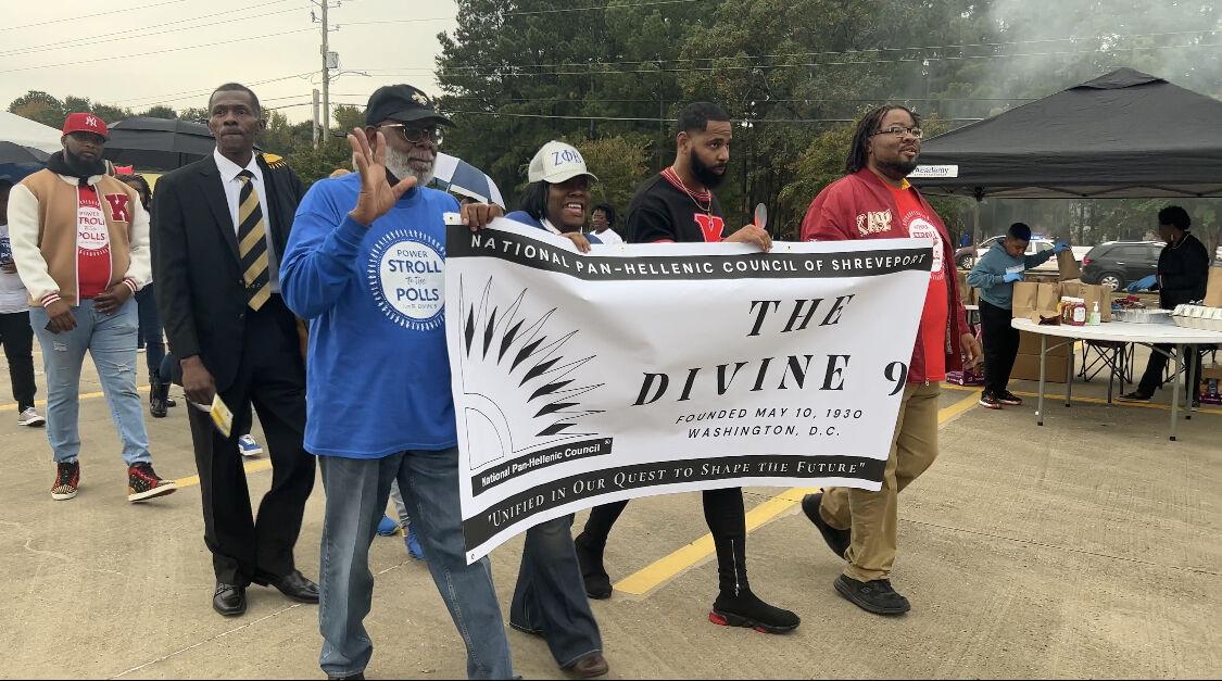 Members of Divine Nine organizations 'Stroll to the Polls' as early voting nears an end