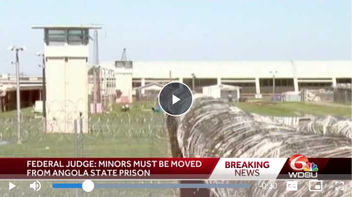 Federal judge rules Louisiana must move minors out of Angola