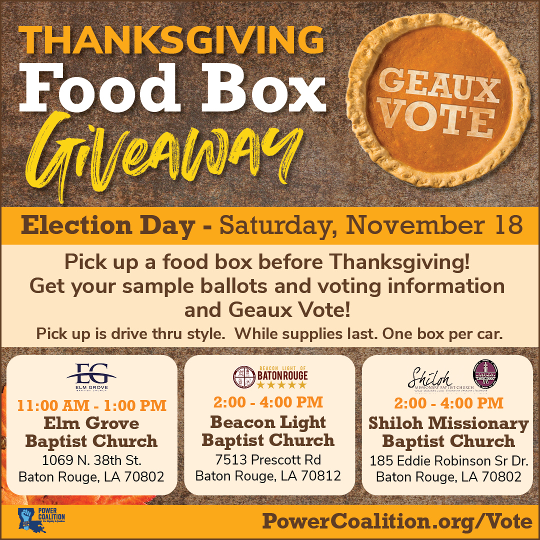 Local Nonprofit organization to distribute food box giveaways ahead of Thanksgiving Holiday on Election Day